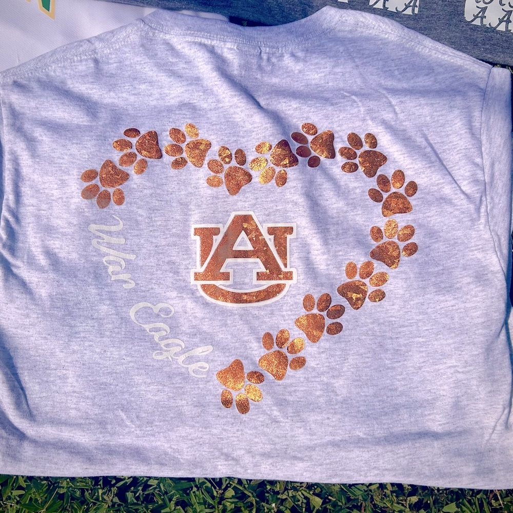 🌸 NWOT Sage and Serenity Vinyl Auburn Tee